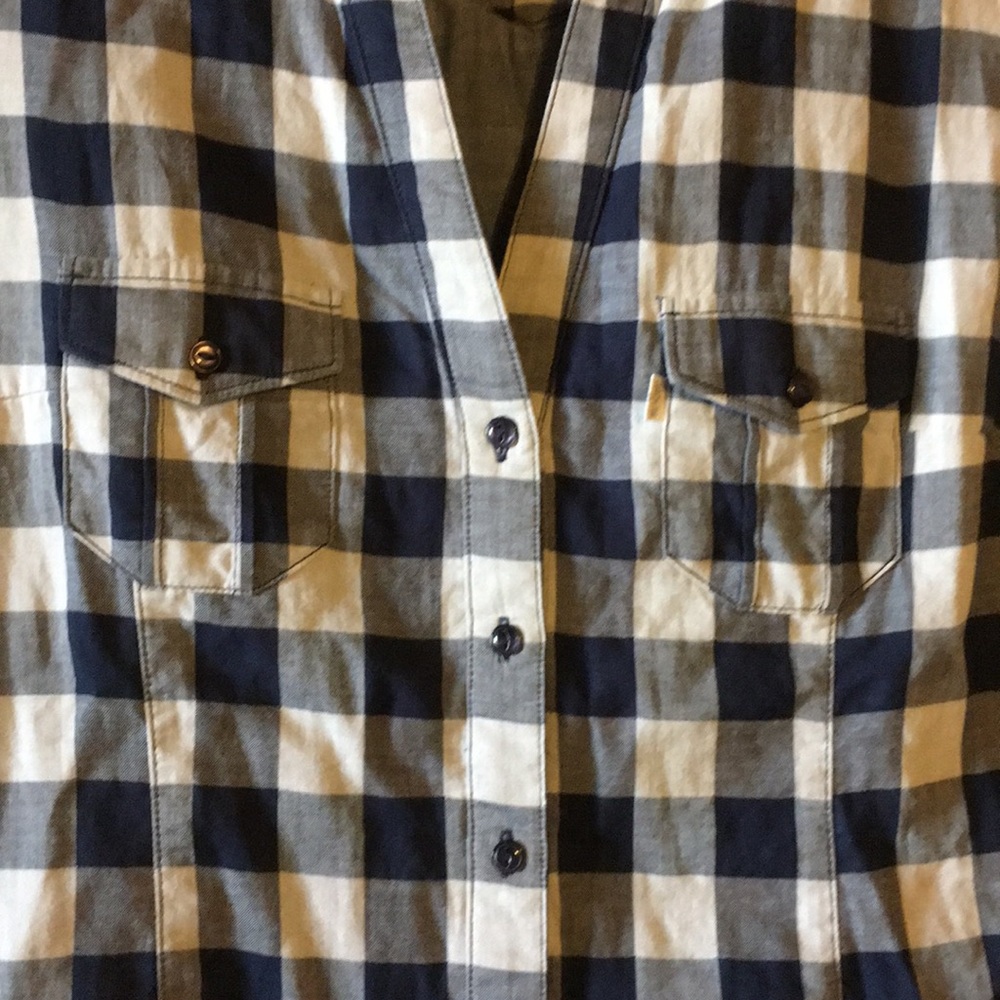 Levis Plaid Button Down - image 2